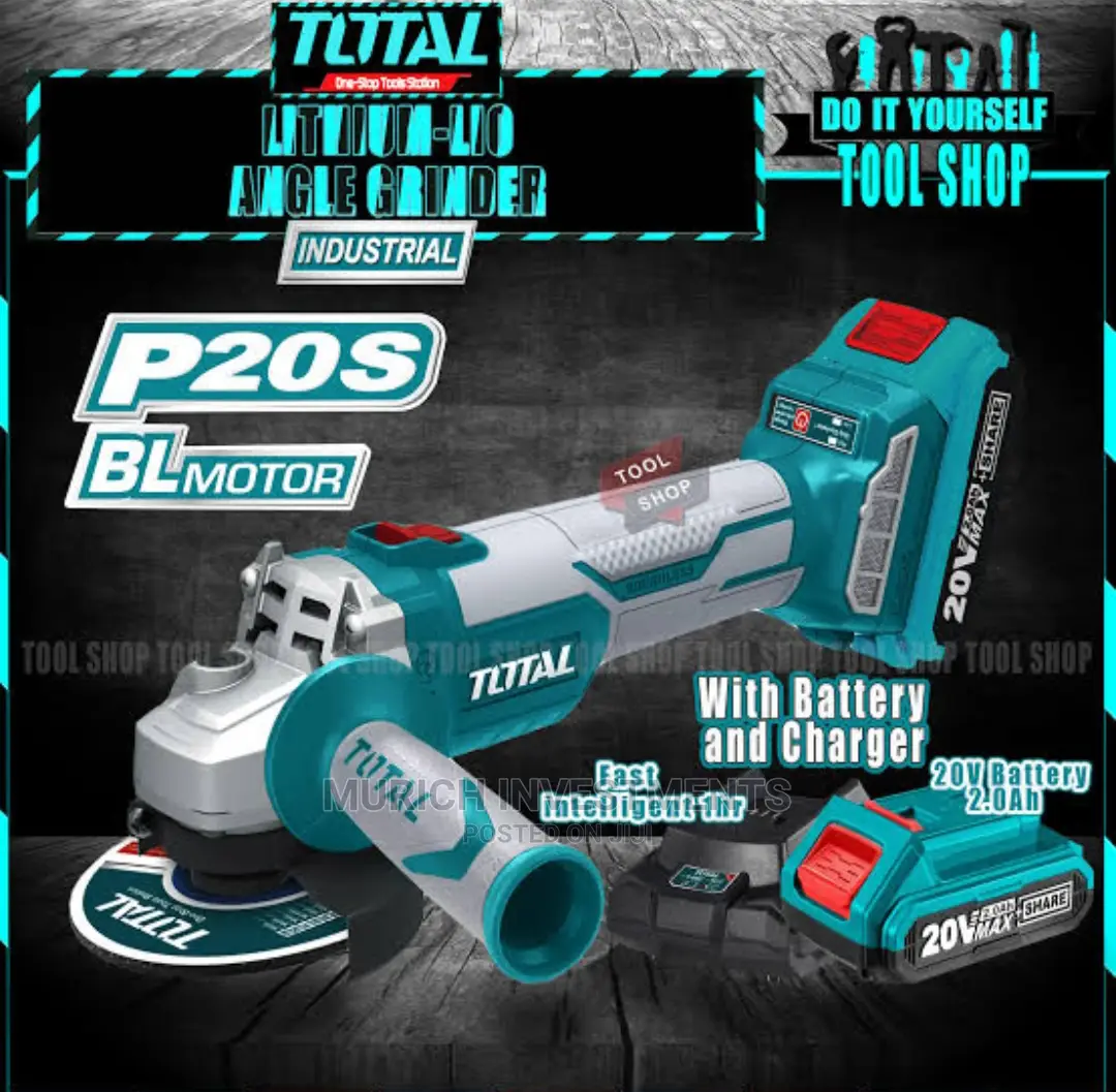TOTAL Li-Ion Brushless Angle Grinder