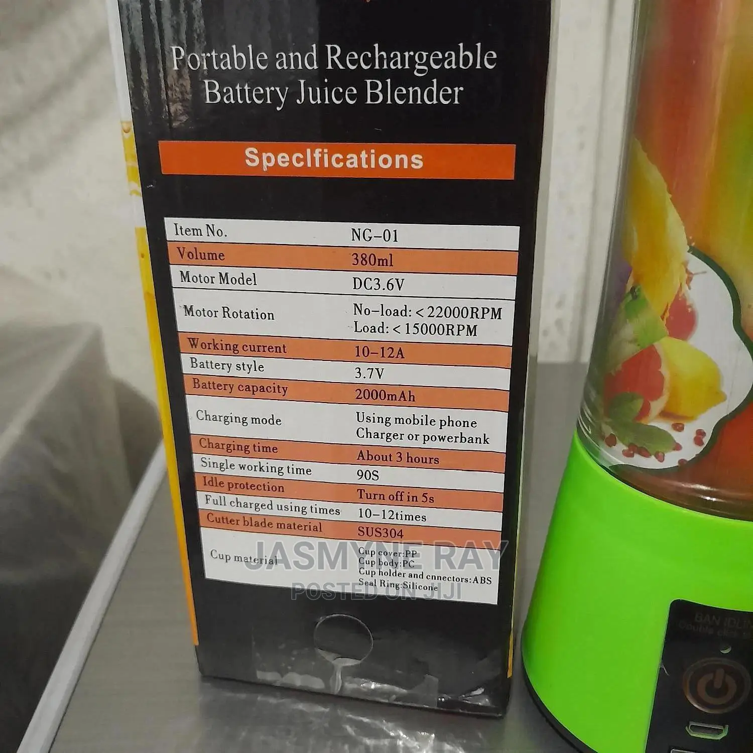 Portable Rechargeable Blender