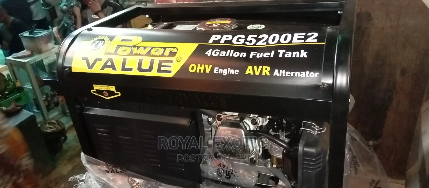 4.5kva Power Value Generator, 100% Copper Manual