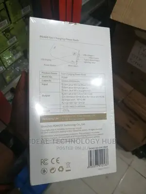 Romoss 60000mah Fast Power Bank Pea60 22.5w