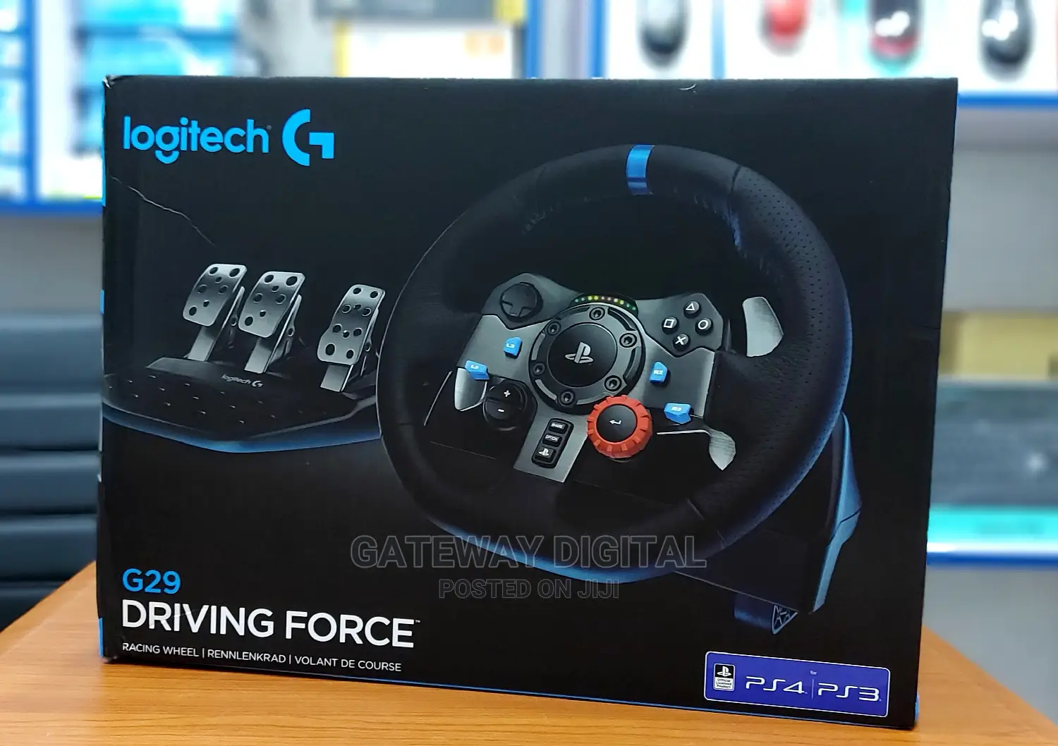 Logitech G29 Driving Force for Ps5, Ps4, Ps3, Pc, Mac-Black
