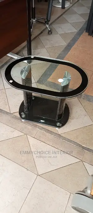 Glass Side Stool