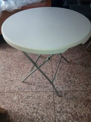 Plastic Table With Iron Leg