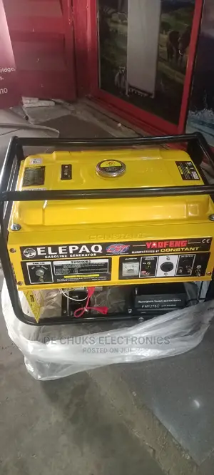 Brand New Elepaq Constant 100%Copper Fuel Generator (4.5kva)