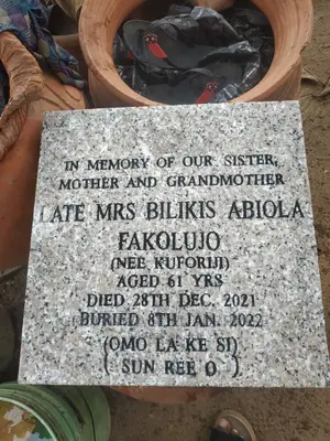 Marble Slab Engraving