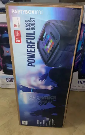 Jbl Partybox 1000 Portable Bluetooth Speaker - Black - MAKROTECH Price ...
