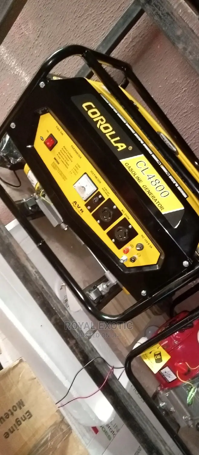 3.5kva Corolla Generator, 100% Copper Manual