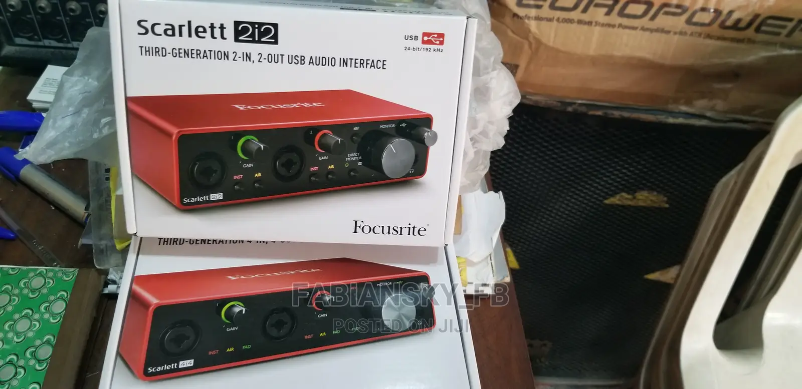 Scarlett 2i2 USB Audio Interface, Third Generation
