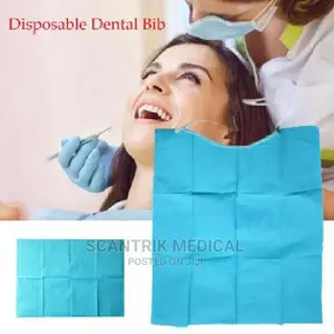 Waterproof Bibs 13 X 18 Inches Disposable Patient Bibs,