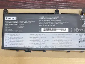 Lenovo Thinkpad X1 Extreme 1st/2nd Gen Thinkpad P1 Battery