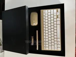 4pcs Wireless Keyboard Gift Set - Silver