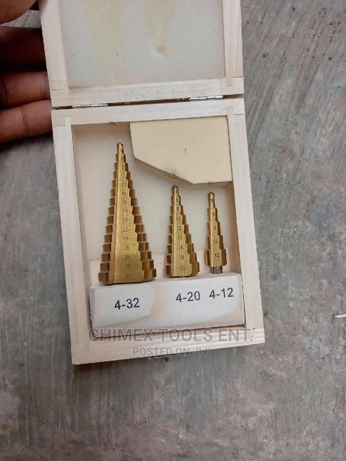 Hand Step Drill Bit Kit