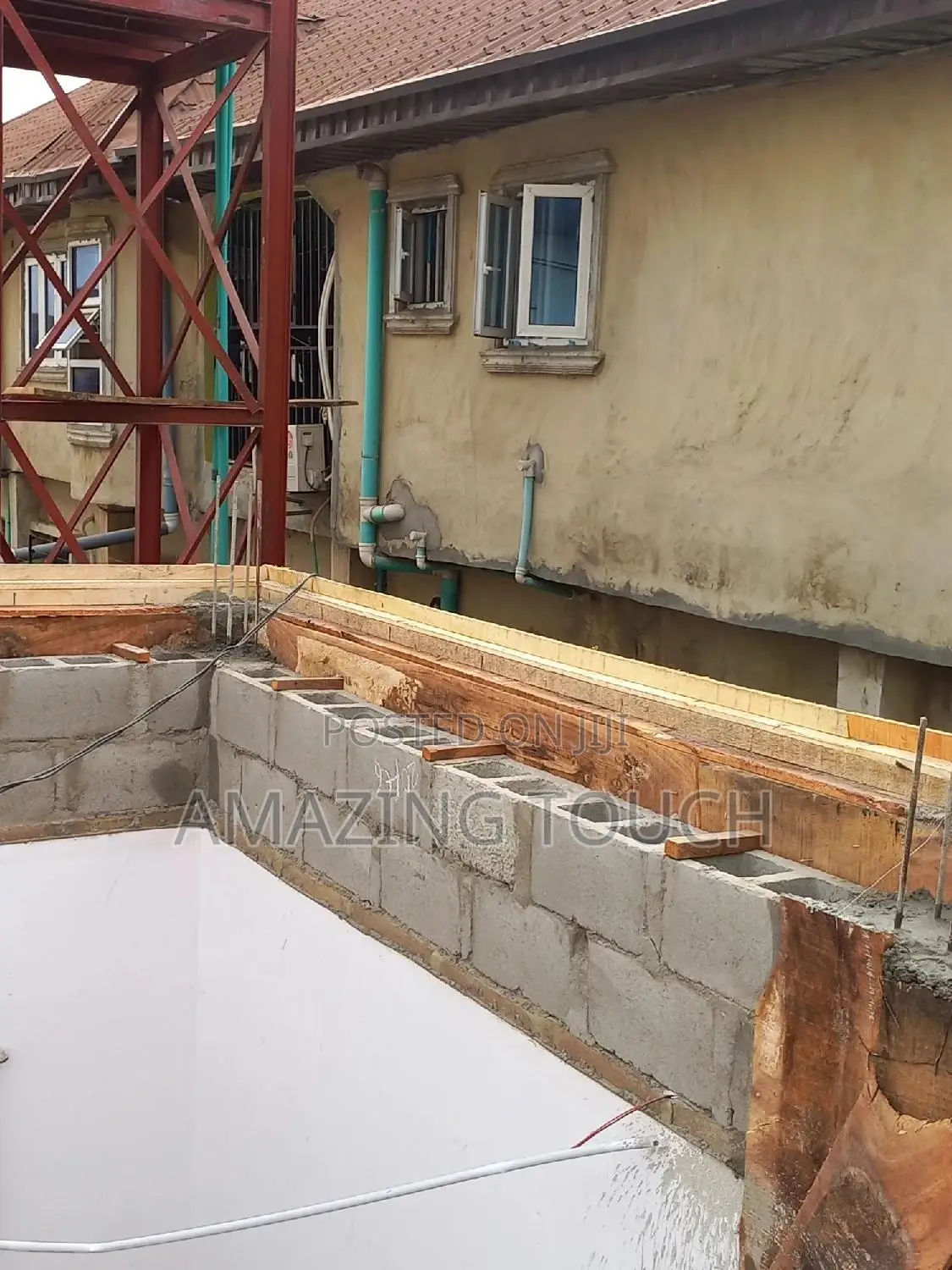 Parapet Carpentry Wood-Work, Reinforcement Casting