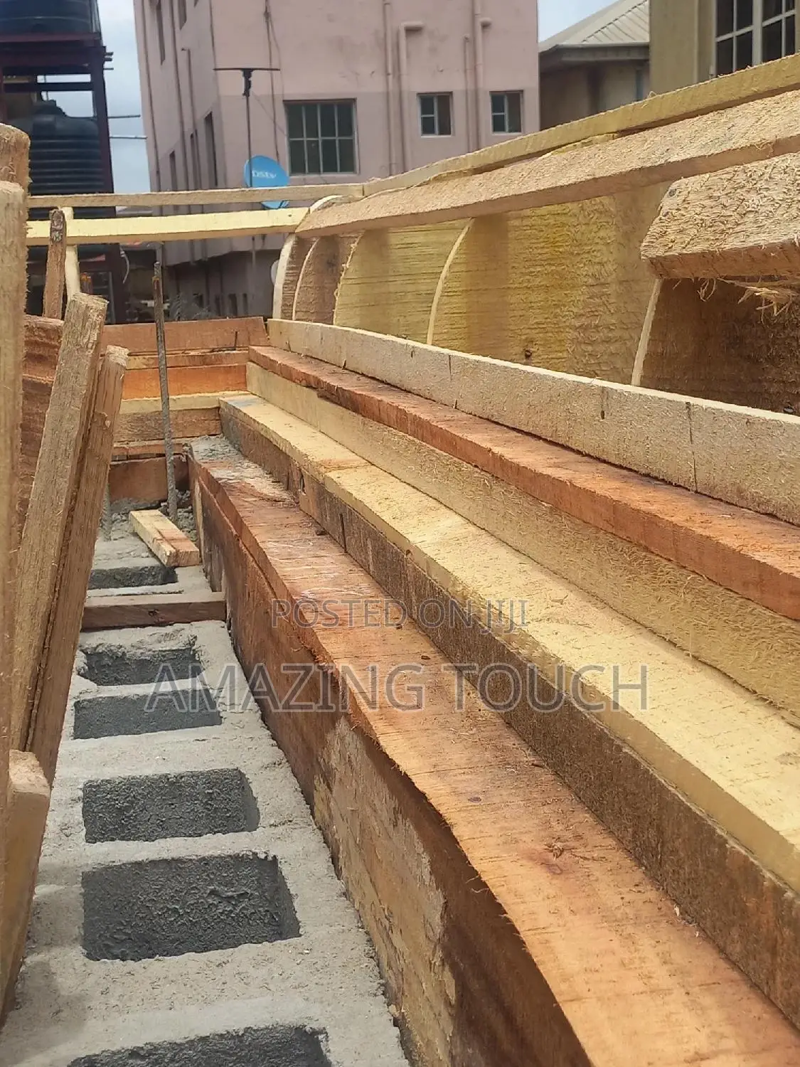 Parapet Carpentry Wood-Work, Reinforcement Casting