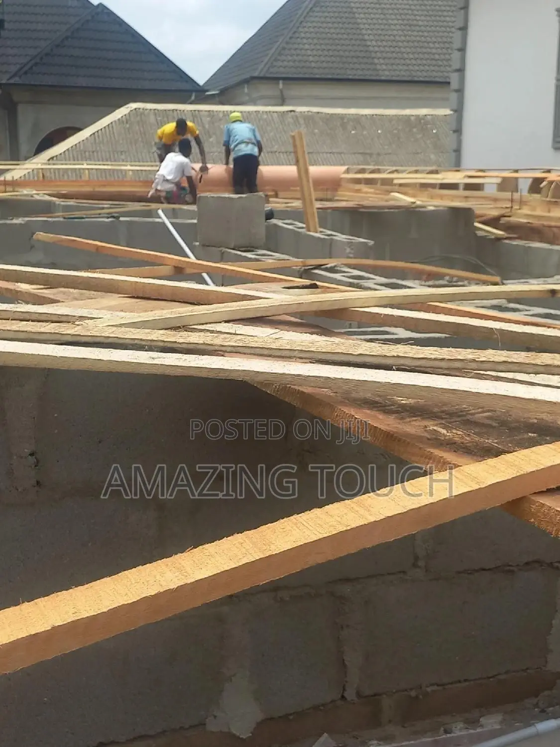 Parapet Carpentry Wood-Work, Reinforcement Casting