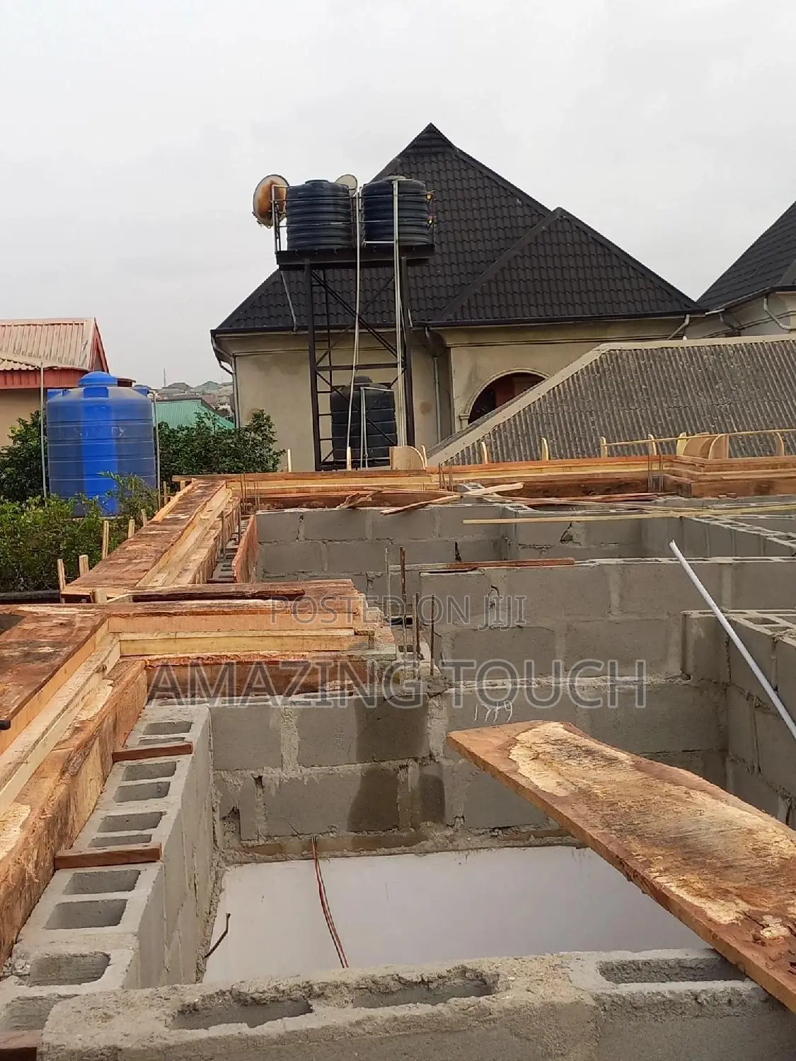 Parapet Carpentry Wood-Work, Reinforcement Casting