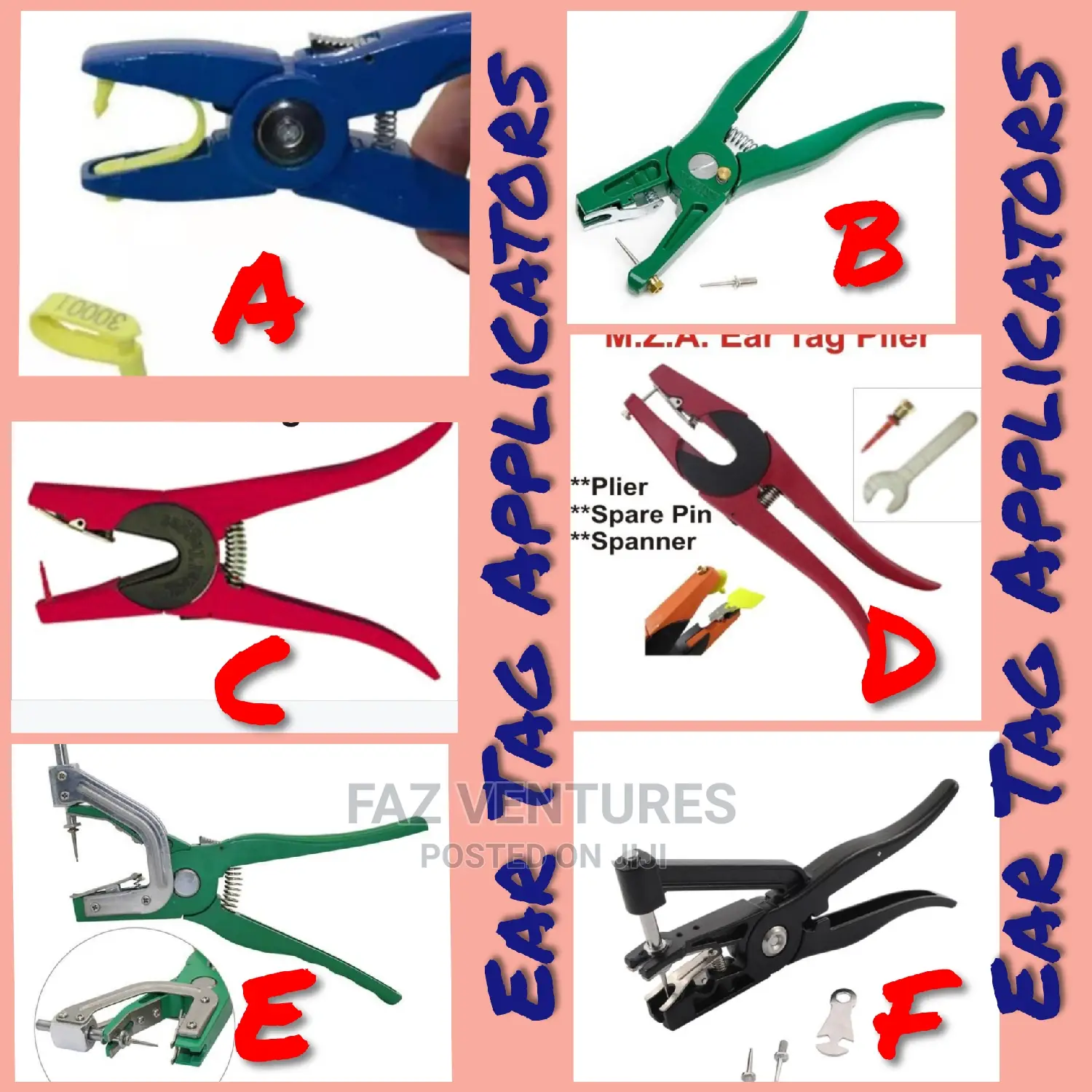 Ear Tag Pliers/Applicators