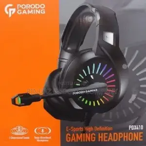 Porodo Gaming E-Sports High Definition RGB Backlit Headphone