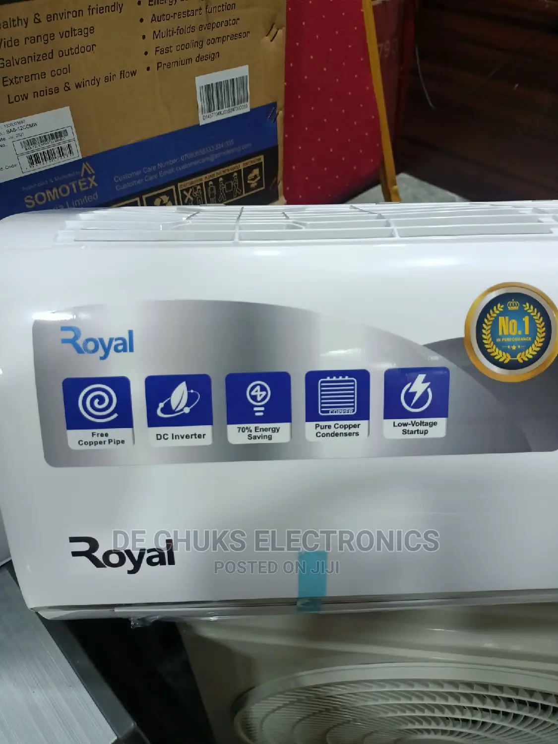 Royal Smart Inverter Split Unit Air Conditioner(1.5hpcopper)