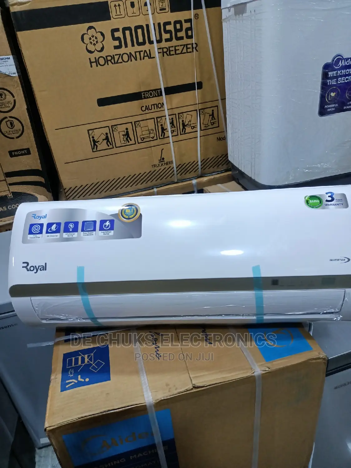 Royal Smart Inverter Split Unit Air Conditioner(1.5hpcopper) in Ikeja