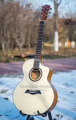 Pro Electro Acoustic Guitar With Bag and Strap With Cable