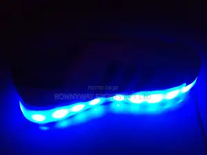 Night Jugging Adidas Sneakers With Caution Light