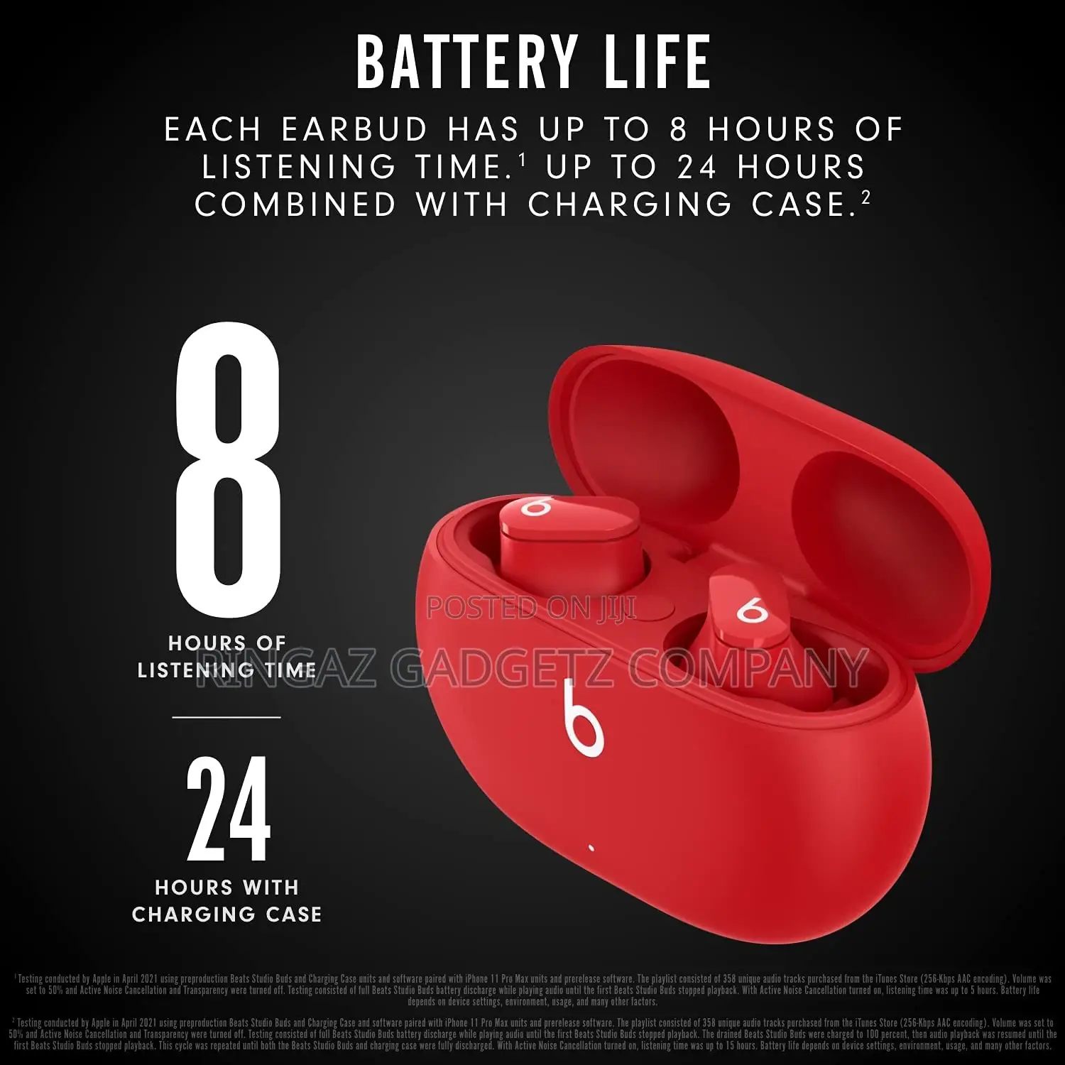 Beats Studio Buds – True Wireless Noise Cancelling Earbuds