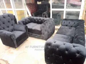 Quality 7 Seater Living Room Fabric Made Sofa Chair.