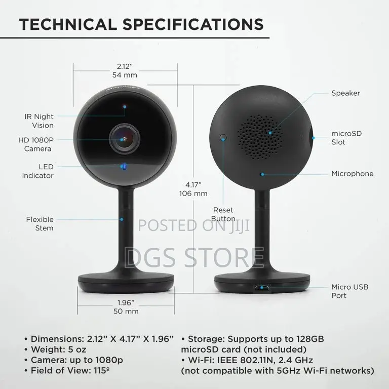 Merkury Innovations Smart Wifi Camera