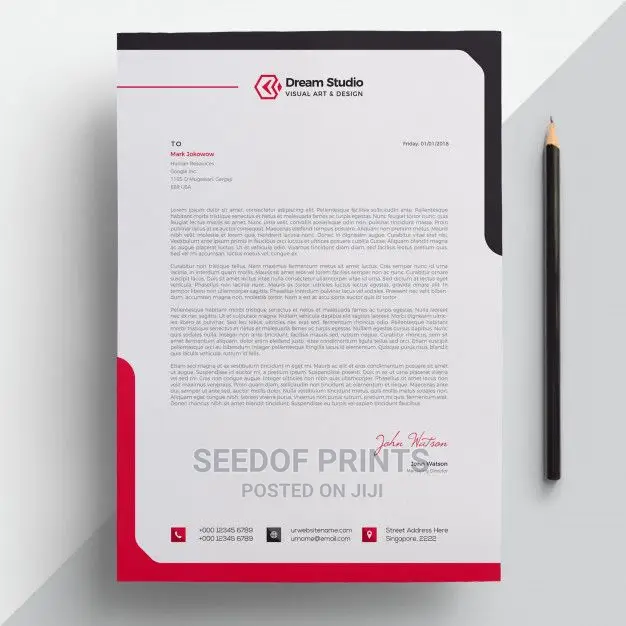 Letter Head (Printing)