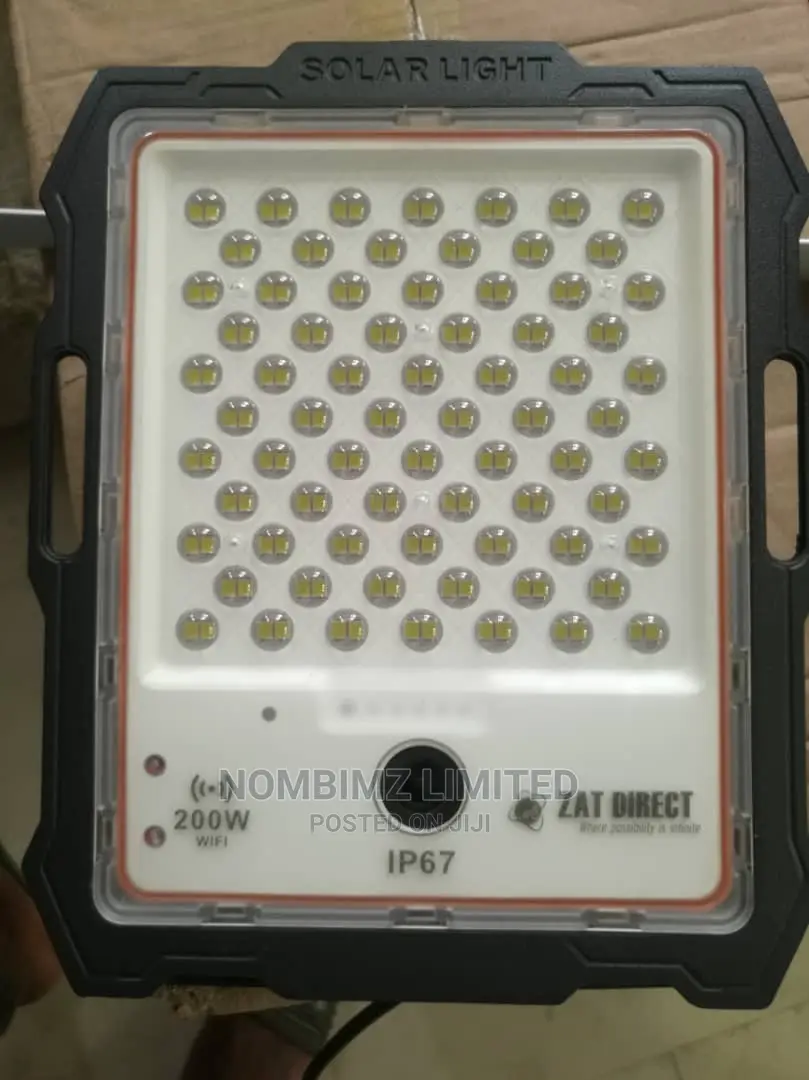 Nombimz 200w CCTV All in One Solar Flood Light With Camera