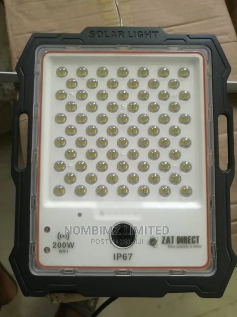 Nombimz 200w CCTV All in One Solar Flood Light With Camera