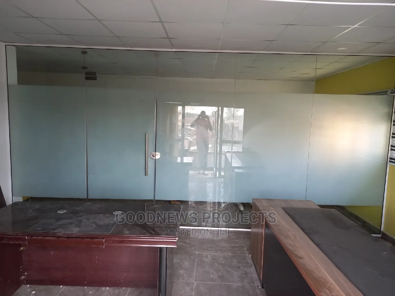 Office Fixed Glass Partitioning