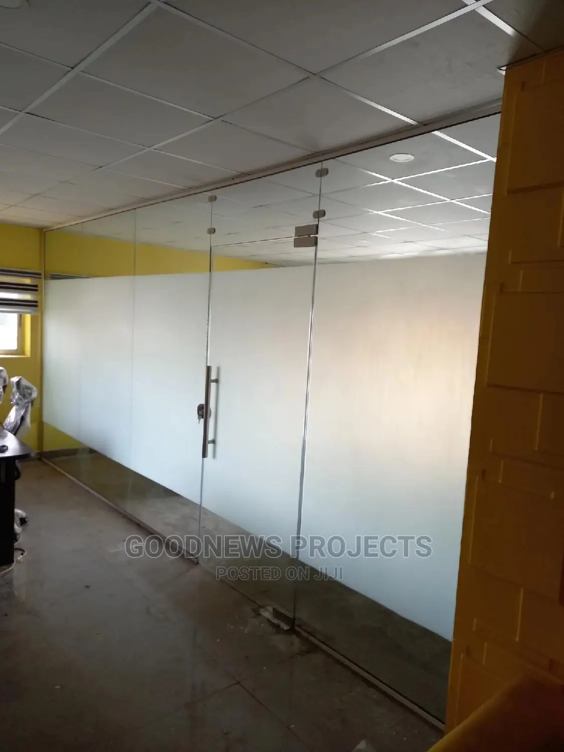 Office Fixed Glass Partitioning