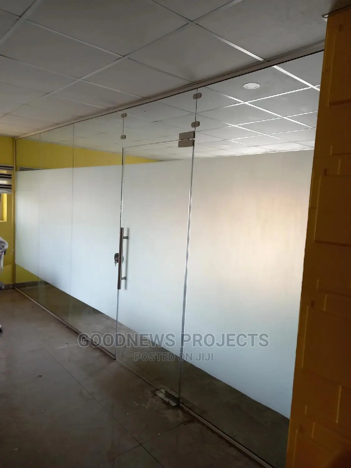 Office Fixed Glass Partitioning