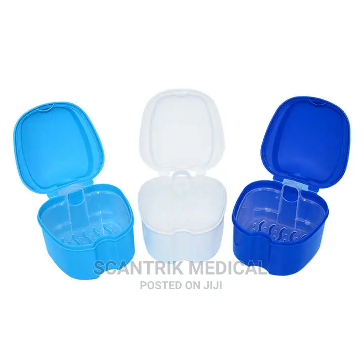 Storage Denture Box Apple Shape
