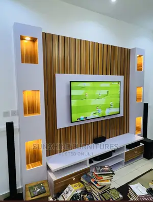 Tv Console Made With Imported Glossy Wood