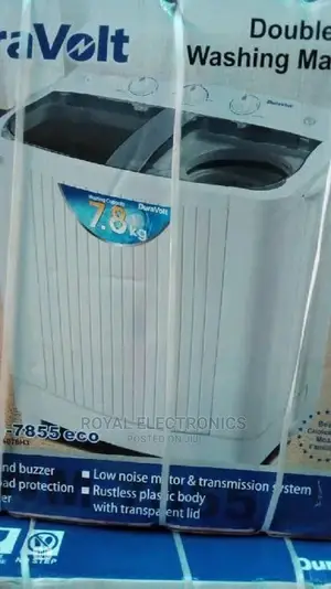 Brand New DURAVOLT Washing Machine (7.8kg)