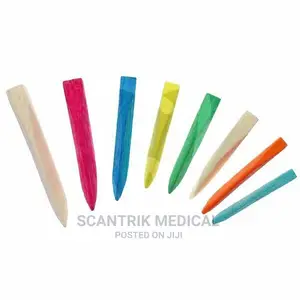 Wedges 100 Pcs. Orange - Wooden Interdental Wedges