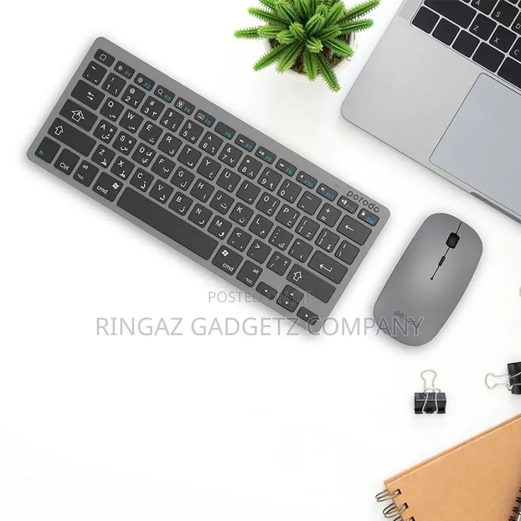Porodo Wireless Bluetooth Keyboard With Mouse
