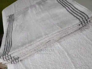 100% Cotton High Quality Travel Towel (With Line) (12pcs)