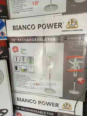 Rechargeable Fan 18 Inches