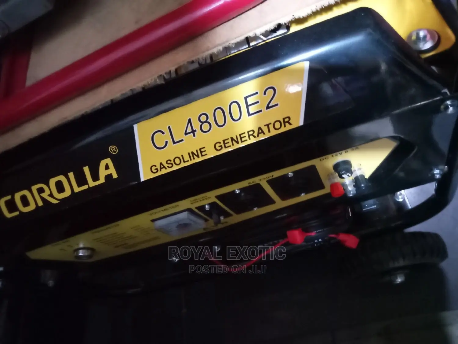 3.5kva Corolla Generator 100% Copper With Tyre N Key Starter