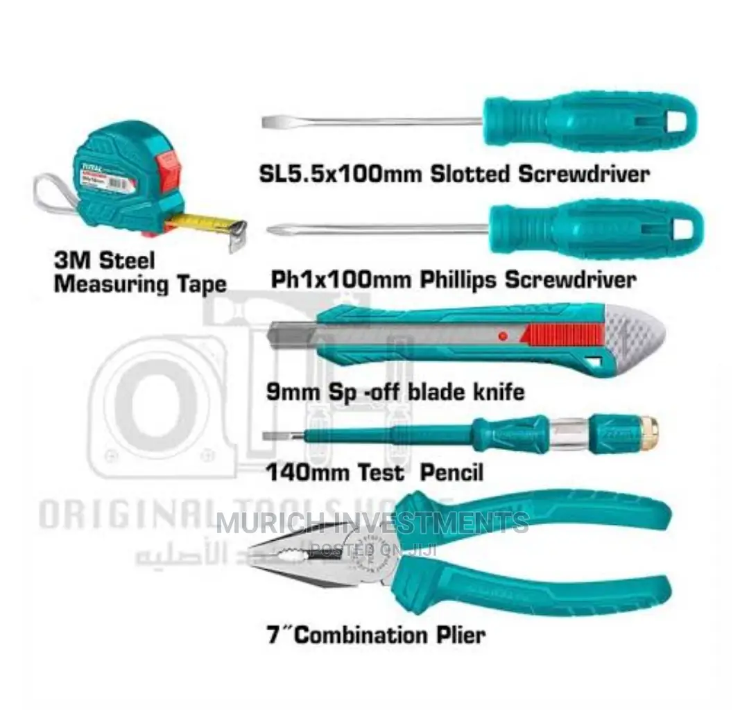 TOTAL Hand Tool Kit 7-Piece