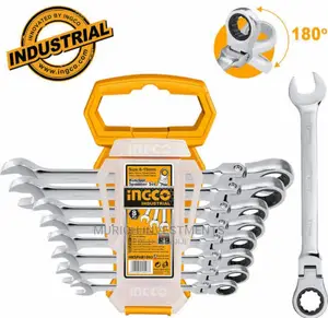 8pcs Flexible Rachet Spanner Set 8-19mm