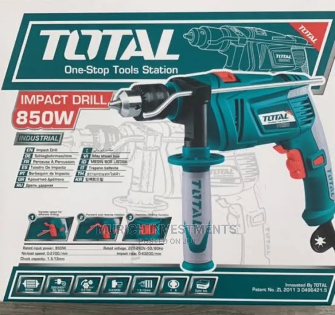 Total Electric Impact Drill 850w