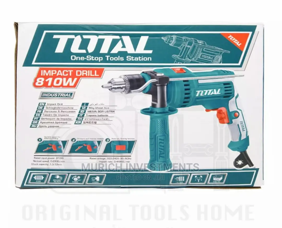 TOTAL Electric Impact Drill 810W