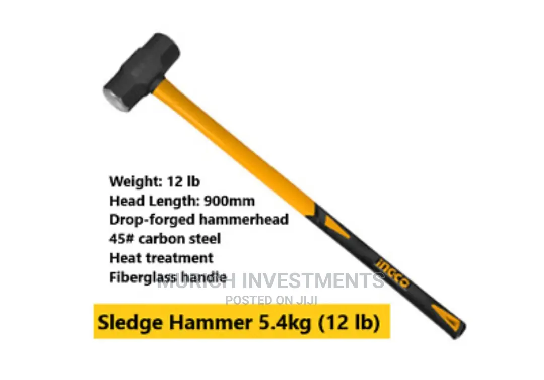 Ingco Sledge Hammer – 12LB