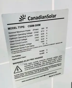 300w Canadina Solar Panel