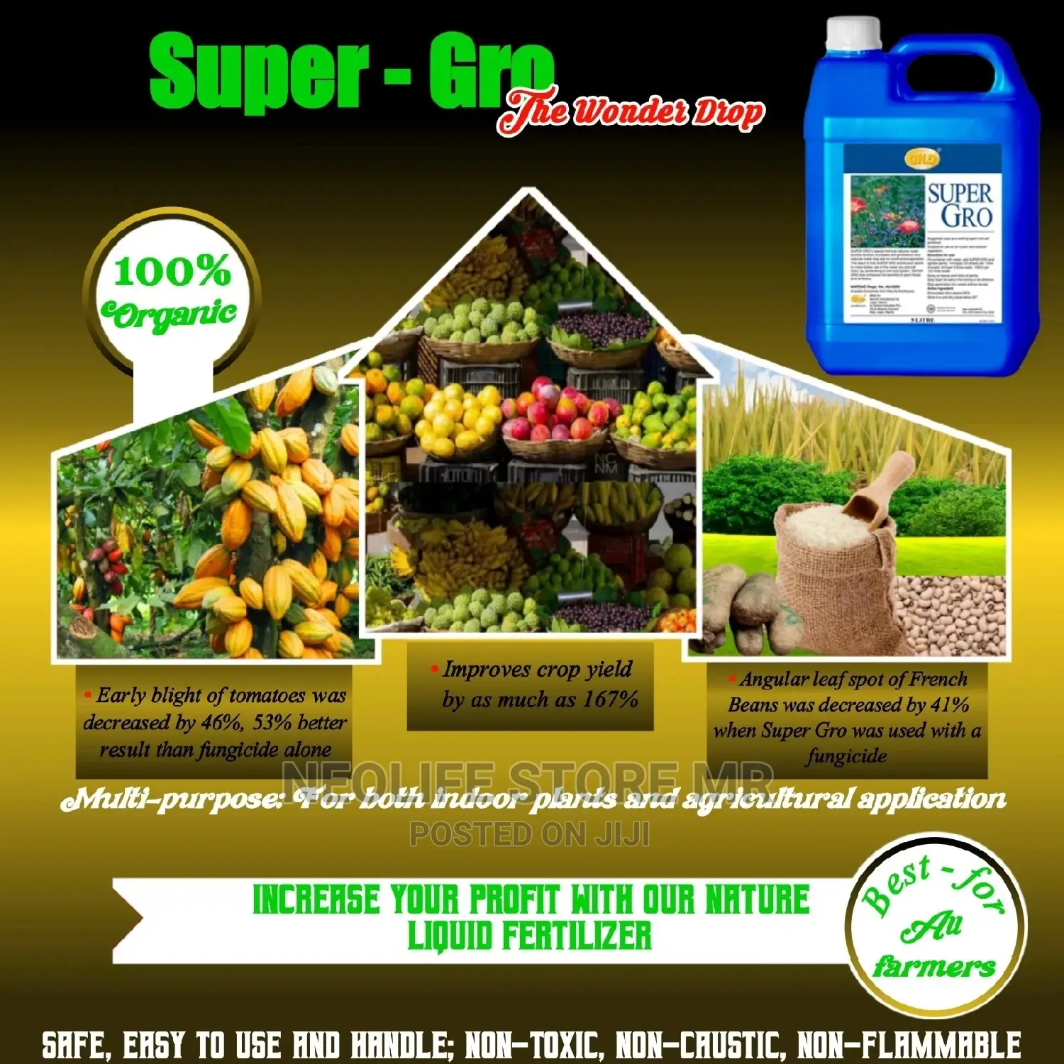 Supergro 5l the Wonder Drop, Liquid Organic Farm Care